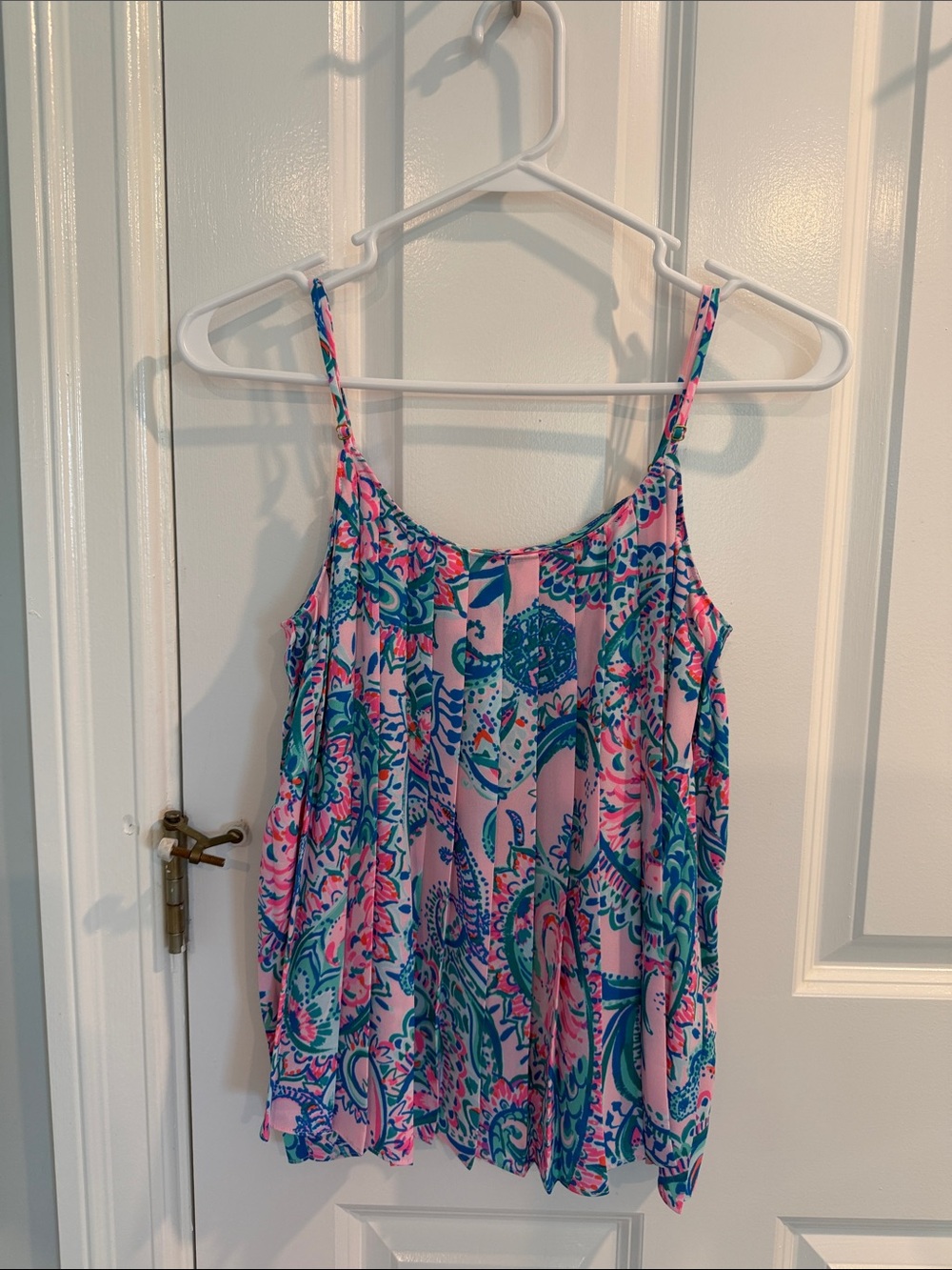 Lilly Pulitzer Pink Tropics Tint Tangerine Dream Rein Top